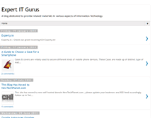 Tablet Screenshot of expertitgurus.blogspot.com