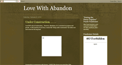 Desktop Screenshot of ourmissionofloveandhope.blogspot.com