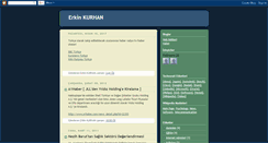 Desktop Screenshot of erkinkurhan.blogspot.com