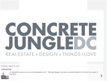 Tablet Screenshot of concretejungledc.blogspot.com