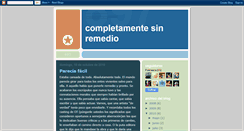 Desktop Screenshot of completamentesinremedio.blogspot.com