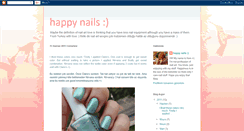 Desktop Screenshot of happinessofnails.blogspot.com