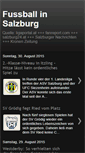 Mobile Screenshot of fussball-in-salzburg.blogspot.com