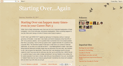 Desktop Screenshot of iamstartingoveragain.blogspot.com