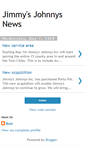 Mobile Screenshot of jimmysjohnnys.blogspot.com