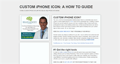 Desktop Screenshot of how-to-create-custom-iphone-icon.blogspot.com