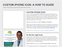 Tablet Screenshot of how-to-create-custom-iphone-icon.blogspot.com