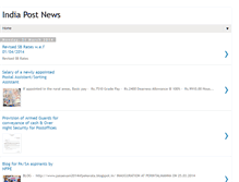 Tablet Screenshot of indiapostnewsupdates.blogspot.com