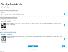 Tablet Screenshot of disculpelamolestia.blogspot.com