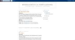 Desktop Screenshot of modellisticaesimulazione.blogspot.com
