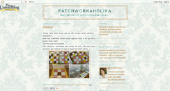 Desktop Screenshot of patchworkaholika.blogspot.com