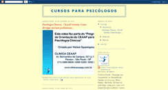 Desktop Screenshot of cursosparapsicologos.blogspot.com