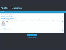 Tablet Screenshot of htcwildfirevn.blogspot.com