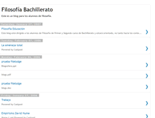 Tablet Screenshot of filosofiaeducacion.blogspot.com