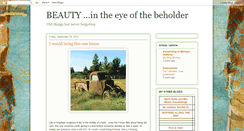 Desktop Screenshot of beautyintheeyeofthebeholder.blogspot.com