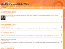 Tablet Screenshot of clubedelambelambe.blogspot.com