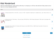 Tablet Screenshot of kidswonderlandz.blogspot.com