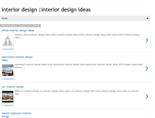 Tablet Screenshot of interior-design007.blogspot.com