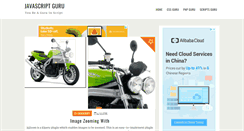 Desktop Screenshot of javascriptsguru.blogspot.com