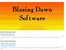 Tablet Screenshot of blazingdawnblog.blogspot.com