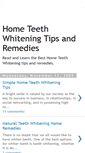 Mobile Screenshot of free-teeth-whitening-tips.blogspot.com