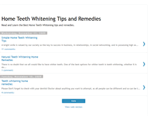 Tablet Screenshot of free-teeth-whitening-tips.blogspot.com
