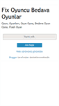 Mobile Screenshot of fixoyuncu.blogspot.com