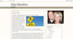 Desktop Screenshot of ginahawk.blogspot.com