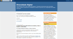 Desktop Screenshot of diversidadedigital.blogspot.com