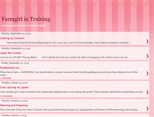 Tablet Screenshot of farmgirlintraining.blogspot.com