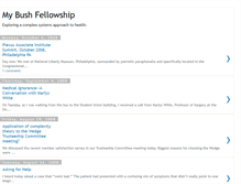 Tablet Screenshot of mybushfellowship.blogspot.com