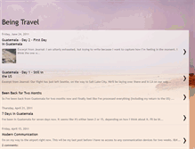 Tablet Screenshot of beingtravel.blogspot.com
