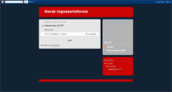 Desktop Screenshot of norsktegneserieforum.blogspot.com