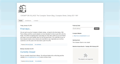 Desktop Screenshot of cromptonvillage.blogspot.com