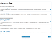 Tablet Screenshot of maximum-sales.blogspot.com