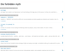 Tablet Screenshot of forbiddenmyth.blogspot.com