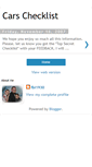 Mobile Screenshot of carschecklist.blogspot.com