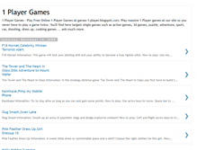 Tablet Screenshot of games-1-player.blogspot.com