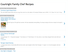 Tablet Screenshot of courtrightfamilychef.blogspot.com