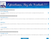 Tablet Screenshot of espiritismoluzdaverdade.blogspot.com