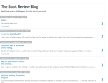 Tablet Screenshot of bookreviewblog.blogspot.com