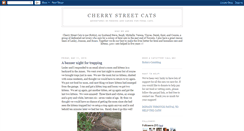 Desktop Screenshot of cherrystreetcats.blogspot.com