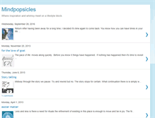 Tablet Screenshot of mindpopsicles.blogspot.com