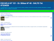 Tablet Screenshot of escuela121salto1.blogspot.com