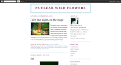 Desktop Screenshot of nuclearwildflowers.blogspot.com