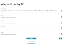 Tablet Screenshot of mystreamingtv.blogspot.com