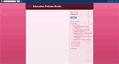 Desktop Screenshot of education-policies.blogspot.com
