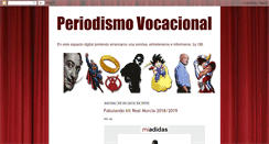 Desktop Screenshot of periodismovocacional.blogspot.com
