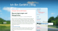 Desktop Screenshot of ich-bin-genervt.blogspot.com