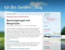 Tablet Screenshot of ich-bin-genervt.blogspot.com